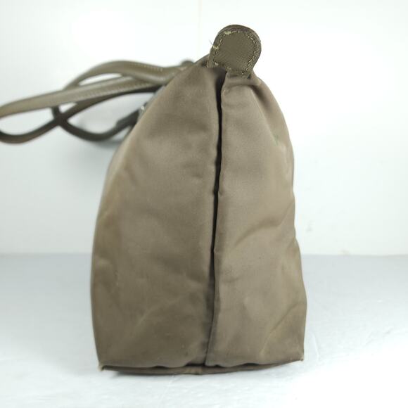 Longchamp Le Pliage Néo Nylon Green Medium Top Handle Travel Tote Purse Handbag - Picture 4 of 16